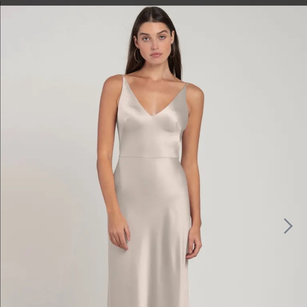 Latte Jenny Yoo Marla Bridesmaid Dress